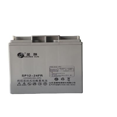 Sacred Sun SP12-24 Batería de plomo ácido 12V24Ah para respaldo de energía en cualquier rango de temperatura