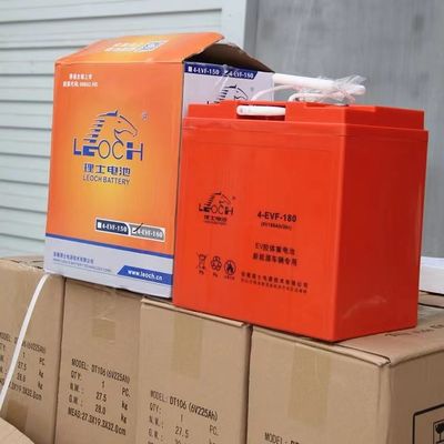 Batería de ácido de plomo LEOC 4-evf-1808v180ah para vehículos turísticos y vehículos sanitarios