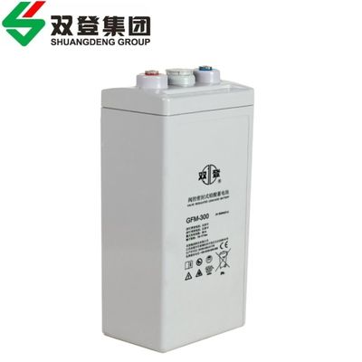 Shuangdeng Regeneración GFM-300 Batería de plomo ácido 2V300Ah para la comunicación de energía UPS