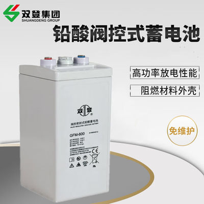 GFM-600 Batería de plomo ácido 2V600Ah 181mm de ancho para energía UPS y almacenamiento de energía solar