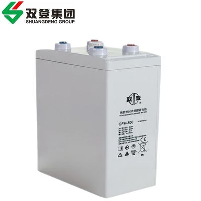 Shuangdeng GFM-800 2V800Ah Batería de plomo ácido para el almacenamiento de energía solar Sistema de energía Eps