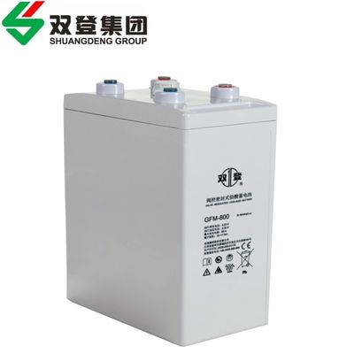 Shuangdeng GFM-800 2V800Ah Batería de plomo ácido para el almacenamiento de energía solar Sistema de energía Eps