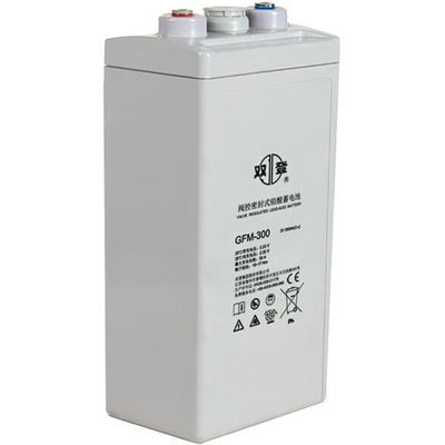 Mantenimiento de Shuangdeng Batería de ácido de plomo 2V300Ah para el sistema de energía de almacenamiento de energía solar