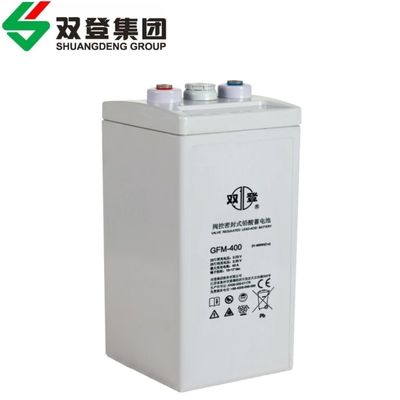 Batería recargable Shuangdeng GFM-400 con ancho de 181 mm y par terminal de 15-17 Nm