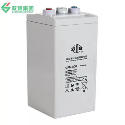 2V500Ah Shuangdeng GFM-500 Batería de ácido de plomo para UPS Resistencia interna 0,41 mQ