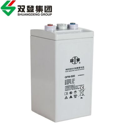 2V500Ah Shuangdeng GFM-500 Batería de ácido de plomo para UPS Resistencia interna 0,41 mQ