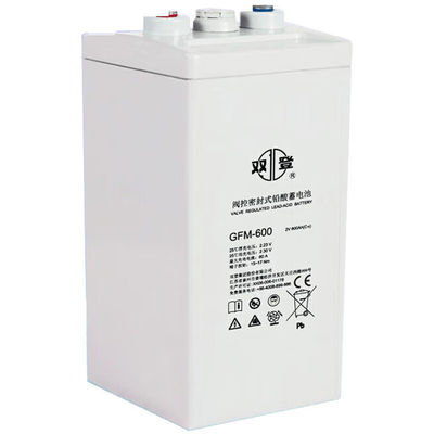 Potente batería de 2V600Ah para equipos médicos y energía UPS de Shuangdeng GFM-600
