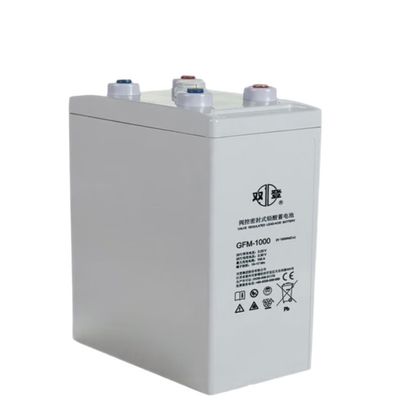 GFM-1000 Batería de plomo ácido 2V1000Ah para el sistema de seguridad de energía Ancho 181mm Largo 370mm