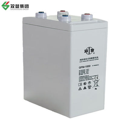 GFM-1000 Batería de plomo ácido 2V1000Ah para el sistema de seguridad de energía Ancho 181mm Largo 370mm