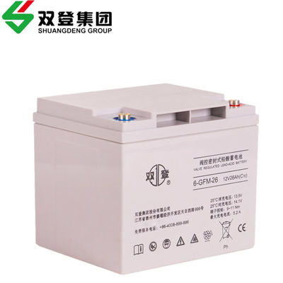 Shuangdeng 6-GFM-26 Batería de plomo ácido 12V26Ah 170mm de altura para el sistema de energía de carga