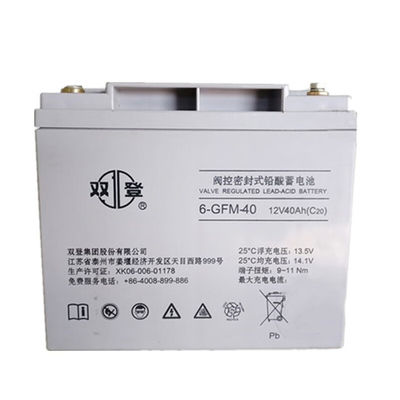 Shuangdeng Sellado recargable 6-GFM-40 Batería de plomo ácido 12V40Ah para el sistema de energía del panel de almacenamiento de energía solar