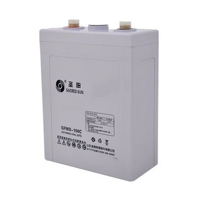 Batería de plomo ácido de 2V100Ah para maquinaria industrial de producción y almacenamiento de energía solar
