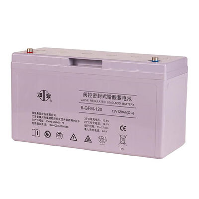 Batería de ácido de plomo 6-GFM-120 recargable de 12V120AH para el sistema de alimentación UPS