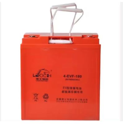 LEOCbatería de ácido de plomo 4-evf-1808v180ah para vehículos turísticos Sanidad Energía de vehículos Célula de alimentación de vehículos 8V