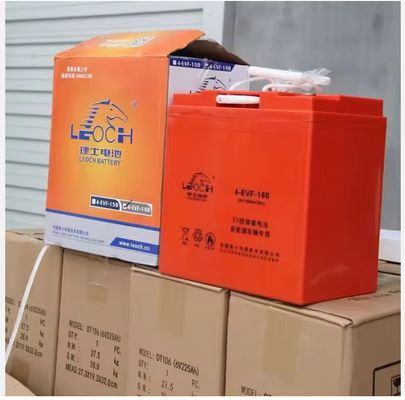 Batería AGM sellada de ciclo profundo de 8 V recargable para LEOCBatería de ácido de plomo 4-EVF-1808V180Ah