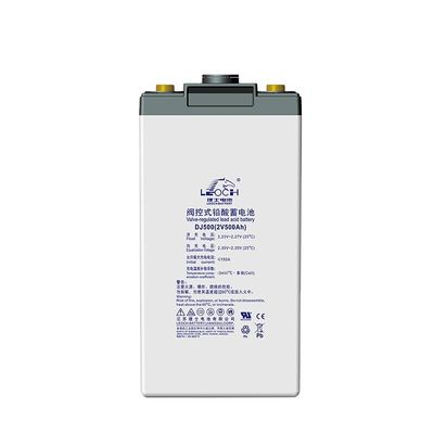 500Ah C10 Leoch Batería DJ500 Batería de plomo ácido para el sistema de energía de almacenamiento de energía solar