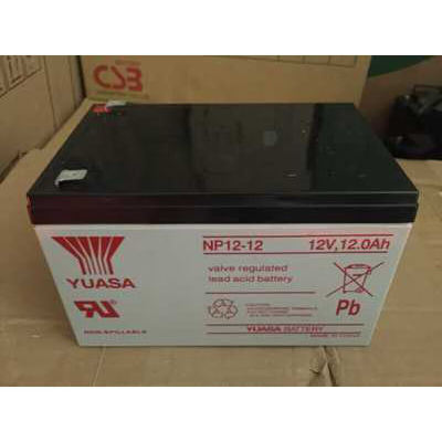 Batería de ácido plomo duradera de Yuasa NP12-1212V12AH para energía de emergencia y comunicaciones