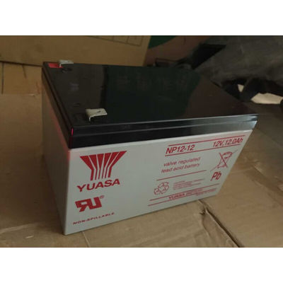 Batería de ácido plomo duradera de Yuasa NP12-1212V12AH para energía de emergencia y comunicaciones