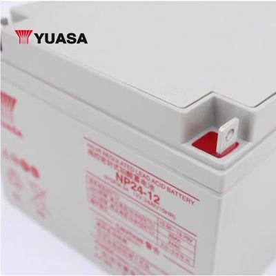 Batería Yuasa NP24-1212V24AH para aplicaciones de iluminación sostenible y energía solar