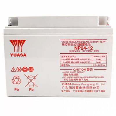 Batería Yuasa NP24-1212V24AH para aplicaciones de iluminación sostenible y energía solar