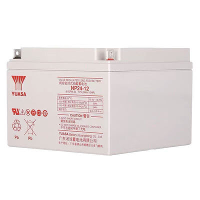 Batería Yuasa NP24-1212V24AH para aplicaciones de iluminación sostenible y energía solar