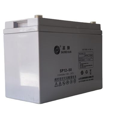 Batería recargable de 12V50Ah para el sistema de almacenamiento de energía del panel solar de Sacred Sun Sealed