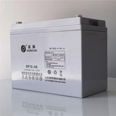 Batería recargable de 12V50Ah para el sistema de almacenamiento de energía del panel solar de Sacred Sun Sealed
