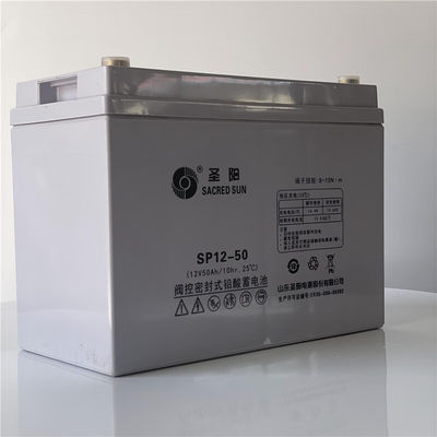 Batería recargable de 12V50Ah para el sistema de almacenamiento de energía del panel solar de Sacred Sun Sealed