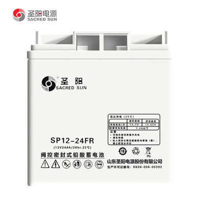 Sacred Sun SP12-24 Batería de plomo ácido 12V24Ah para respaldo de energía en cualquier rango de temperatura