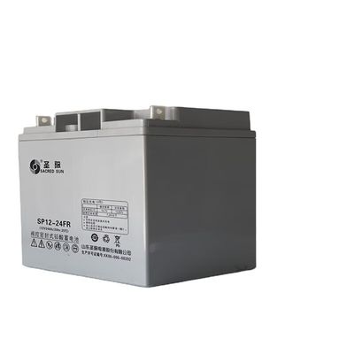 Batería de ácido de plomo de alta capacidad regulada por el sol sagrado SP12-24 12V24Ah para respaldo de energía