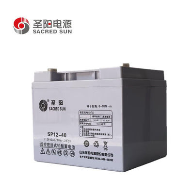 165 mm de ancho Sacred Sun SP12-40 Batería de plomo ácido 12V40Ah para sistema de comunicación