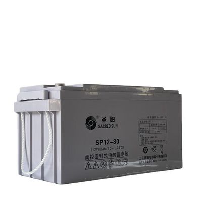 Sacred Sun Batería de plomo ácido recargable de 12V80Ah para energía UPS y almacenamiento de energía solar