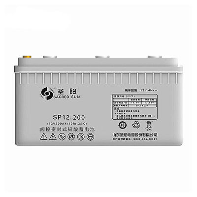 Sacred Sun SP12-200 12V200Ah Batería de plomo ácido para sistema de alarma de potencia Ancho mm 234