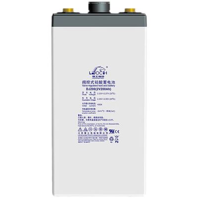 Batería de plomo ácido 2V200Ah recargable para barcos de comunicación de energía UPS por batería Leoch