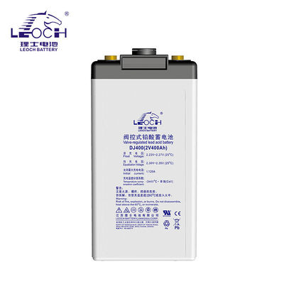 Batería Leoch DJ400 Batería de plomo ácido 400Ah C10 para solución de almacenamiento de energía solar