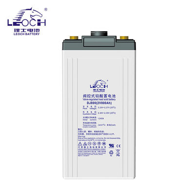 Batería Leoch DJ800 Batería de plomo ácido 2V800Ah para equipos médicos y sistemas de energía