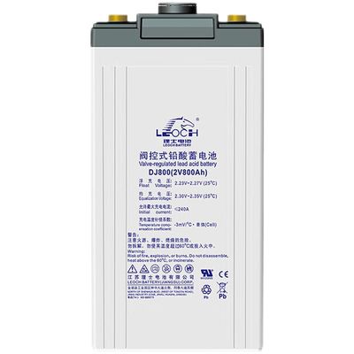 Batería Leoch DJ800 Batería de plomo ácido 2V800Ah para equipos médicos y sistemas de energía