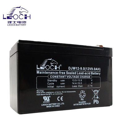 Material del contenedor ABS Leoch DJW12-9.0 Batería de plomo ácido 12V9Ah para suministro de energía Eps