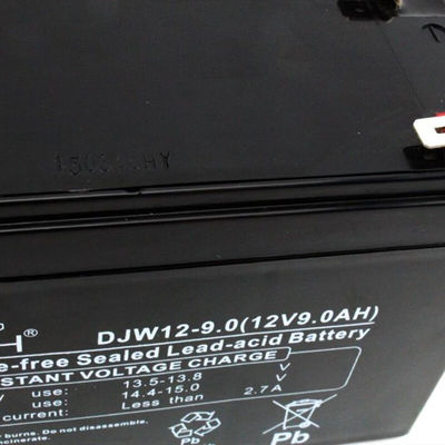 Material del contenedor ABS Leoch DJW12-9.0 Batería de plomo ácido 12V9Ah para suministro de energía Eps