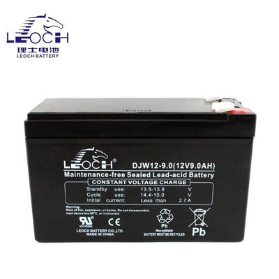 Material del contenedor ABS Leoch DJW12-9.0 Batería de plomo ácido 12V9Ah para suministro de energía Eps