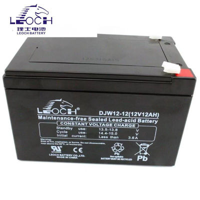 Batería Leoch DJW12-12 12V12Ah Batería de plomo para comunicación y respaldo duradero