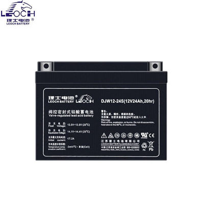 Batería de plomo ácido de 12V24Ah para UPS Comunicación de energía Almacenamiento de energía solar DJW12-24s