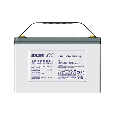 Batería Leoch DJM12100S 12V100Ah para almacenamiento de energía solar Sistema de energía eólica en 40C
