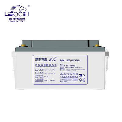 Batería Leoch de 12V65Ah DJM1265S para el sistema de energía de almacenamiento de energía solar y energía UPS
