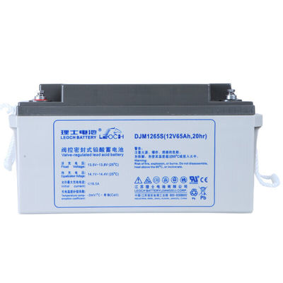 Batería Leoch de 12V65Ah DJM1265S para el sistema de energía de almacenamiento de energía solar y energía UPS